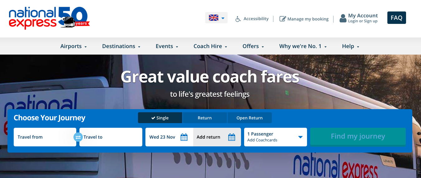 national express homepage